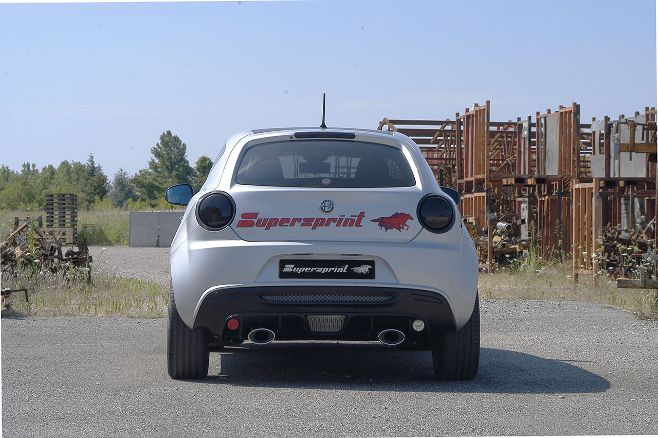ALFA ROMEO MiTo 1.4i T MultiAir (135 Hp) 2009 -> 2014 Rear exhaust Right - Left 145x95