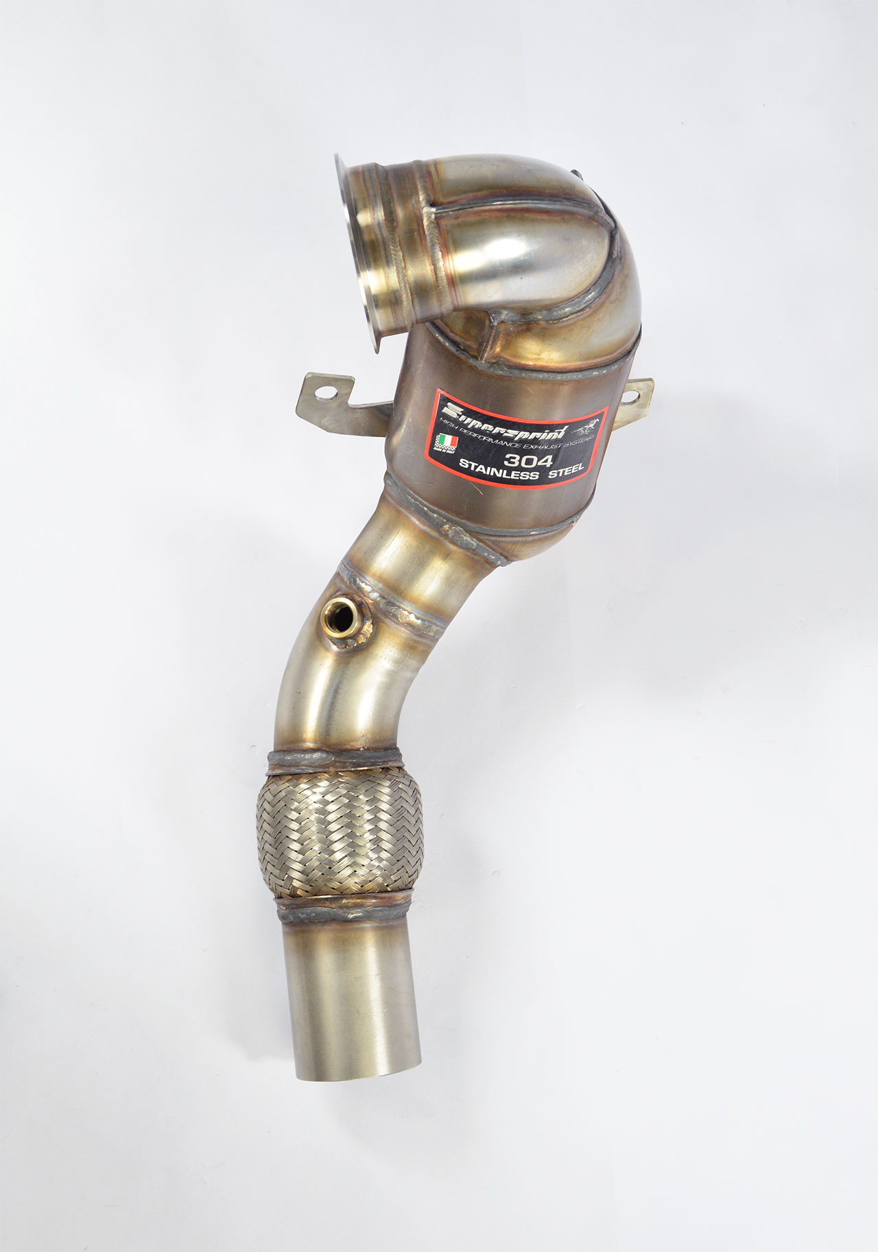 AUDI A3 8V Cabrio QUATTRO 1.8 TFSI (180 Hp) 2013 -> 2015 Turbo downpipe kit + Metallic 200 CPSI cata