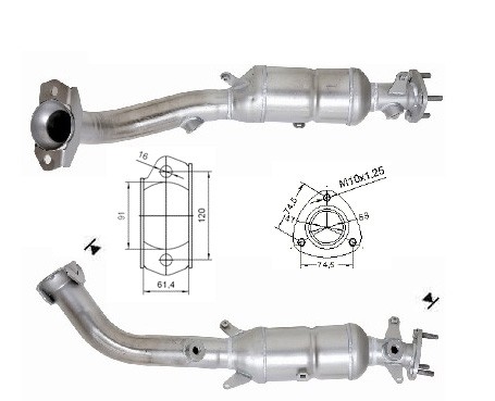 Honda CR-V 2.0i 16V 1998 cc 110 Kw / 150 cv K20A4 Magnaflow CAT