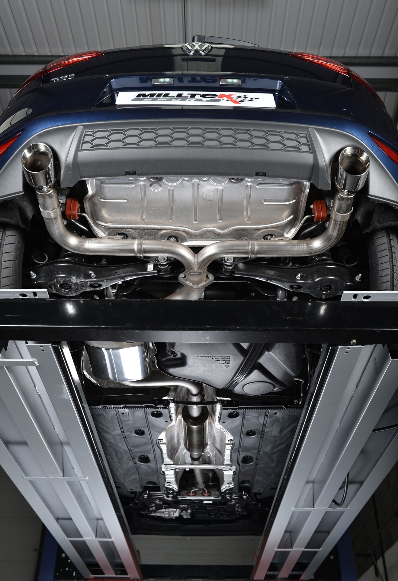 Milltek VW Golf VII Cat back Titanium Dual 100mm GT100