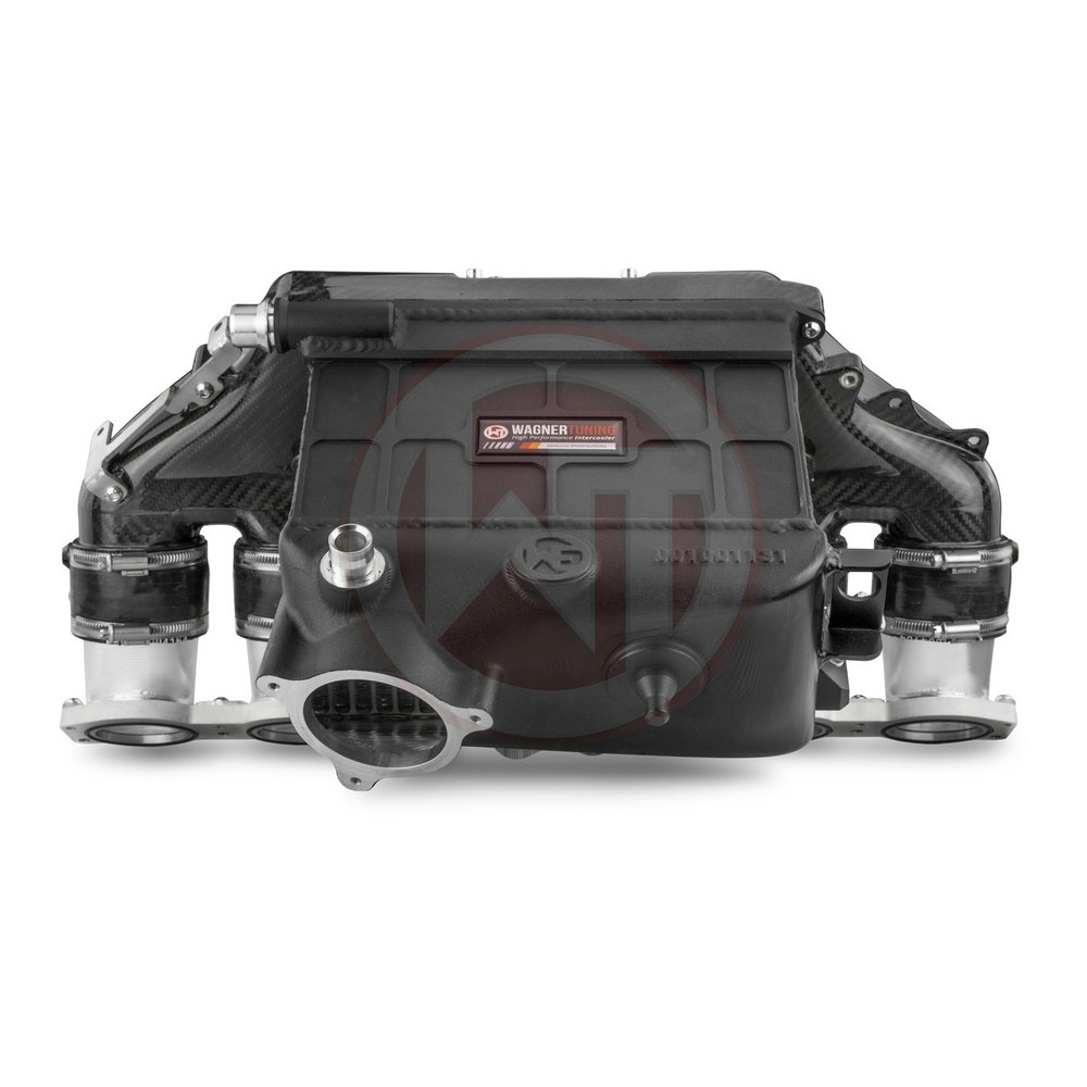 BMW M3/M4 G80/G81 3.0 S58motor Hybrid Carbon inlaatspruitsuk met watercooler + Brandstofrail