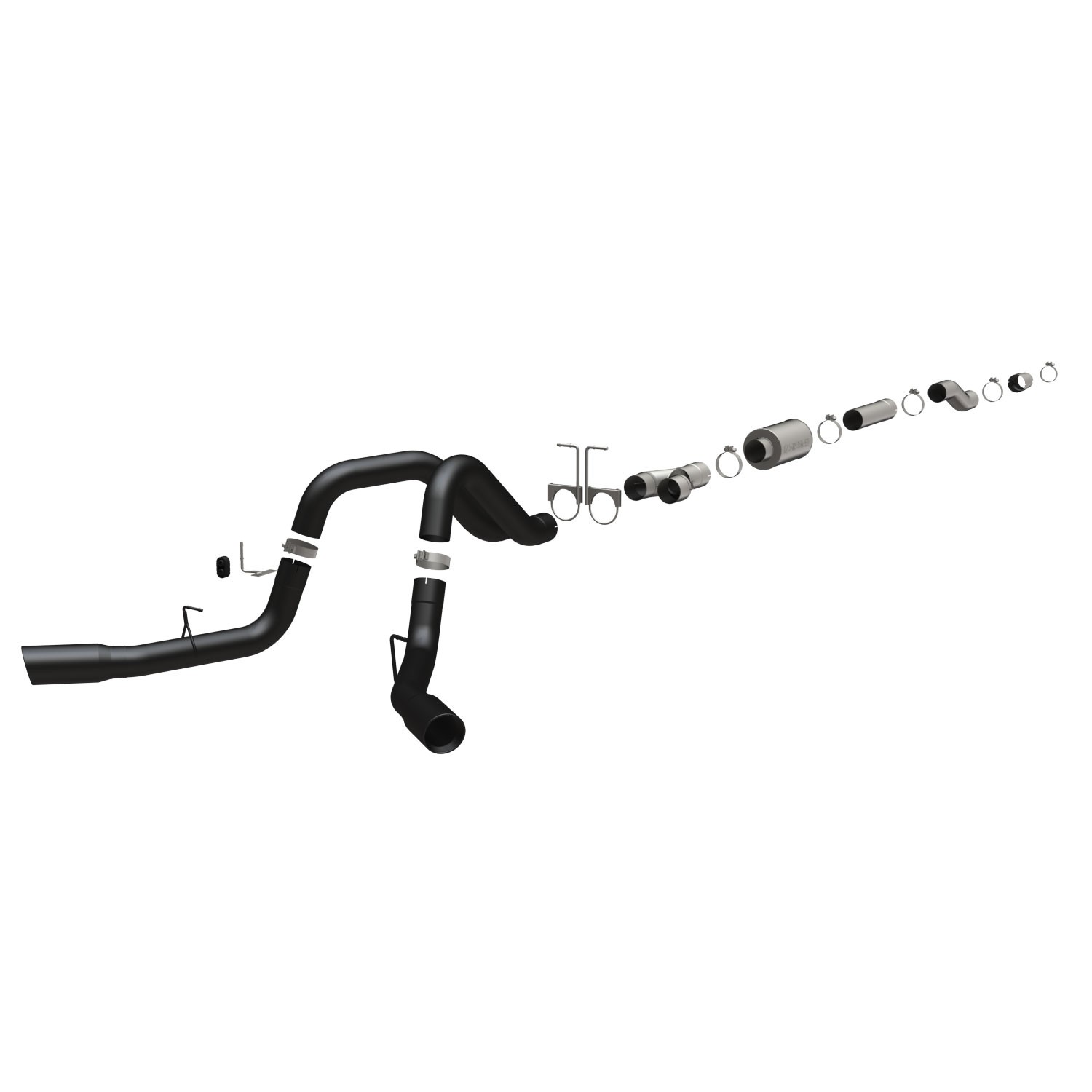 Ford Cat-Back 03-04 Ford F-Series 6.0L Black Magnaflow Cat-Back