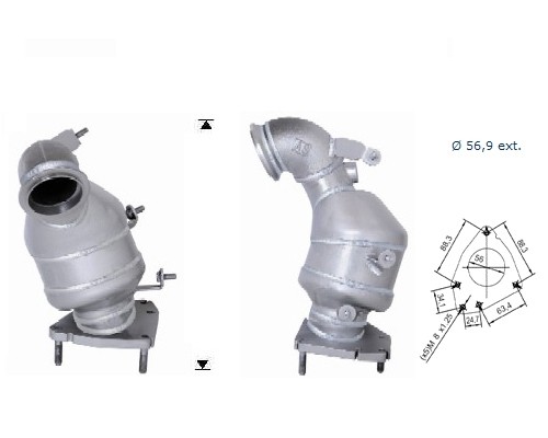 Opel VECTRA 1.9TD CDTI 1910 cc 74 Kw / 101 cv Z19DTL Magnaflow C