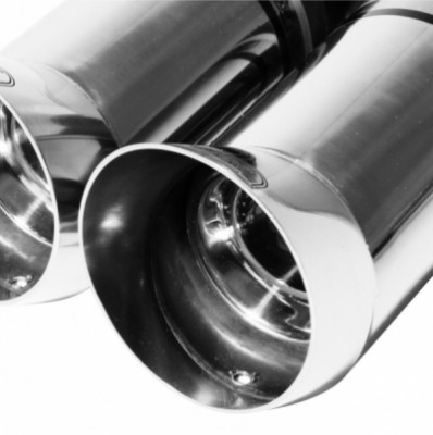 Einddemper Honda Civic 1992-1996 RVS eindstuk dtm 2x80mm Rond