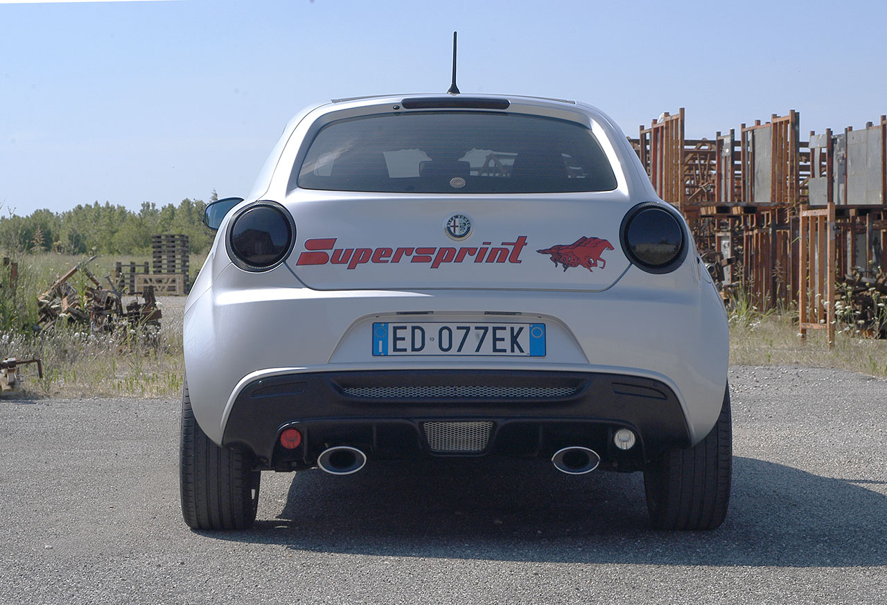 ALFA ROMEO MiTo 1.4i T MultiAir (135 Hp) 2009 -> 2014 Rear exhaust Right - Left 145x95