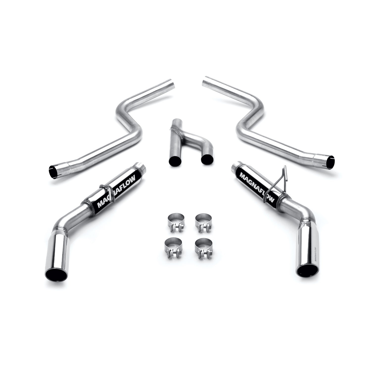 Ford Cat-Back 05- Mustang V6 Duals Magnaflow Cat-Back