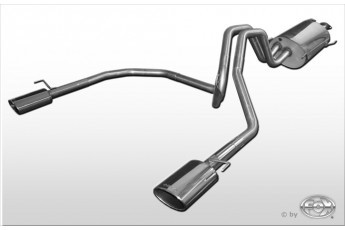 Toyota Land Cruiser 100 Typ J10 Benzine Einddemper Uitgang recht