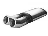 Sport-Eindemper 2x100mm Universeel RVS Ulter-Sport