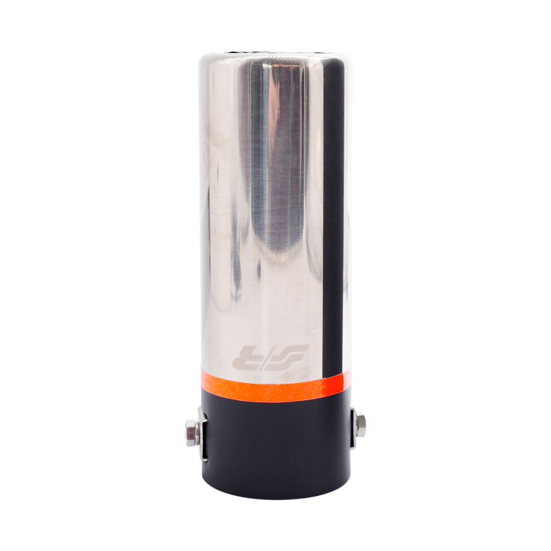 Simoni Racing Uitlaatsierstuk Rond RVS - Ø60xL170mm - Montage 37-57mm