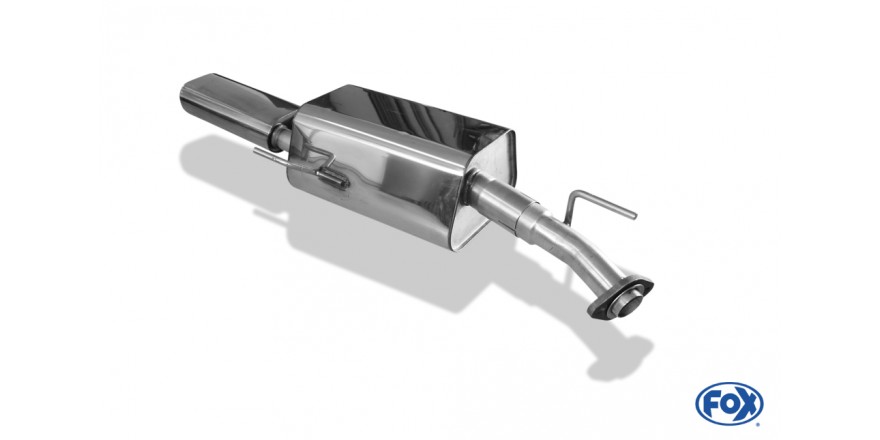 Opel Astra G Stufenheck Einddemper 60mm - 2x80 Typ 13 FOX