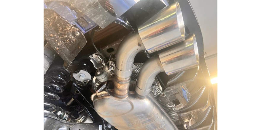 Sierstukken Volkswagen Golf 8 R 2x100 type 25 voor Originele Demper
