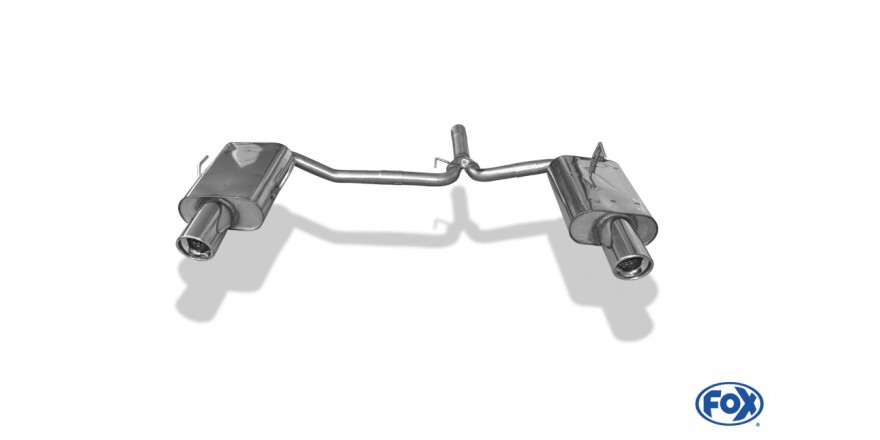 Honda Accord VIII Typ CL7 Einddemper Uitgang rechts/links - 1x10