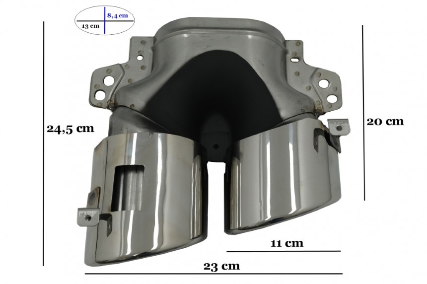Sierstukken Mercedes A Klasse AMG W177 / CLA AMG W118 / GLA AMG H247 Chroom