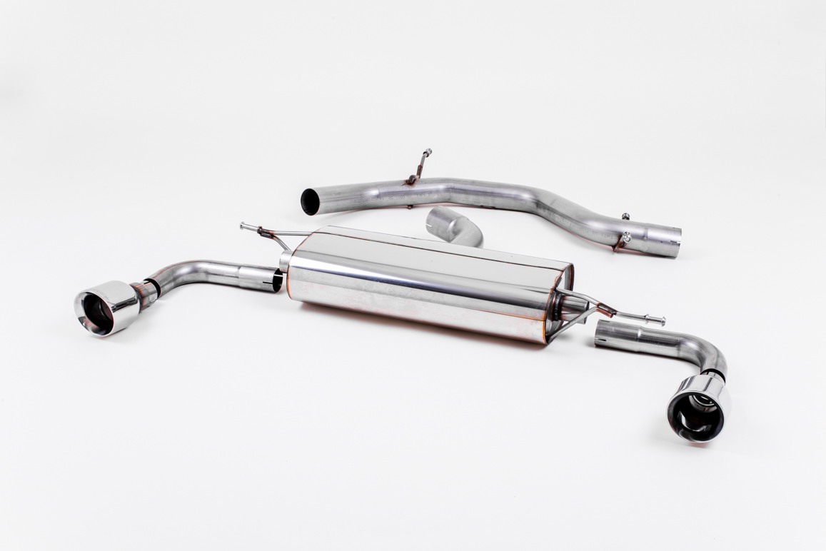 Milltek VW Golf VI GTI 2.0 TSI dual cat-back systeem met 100mm G