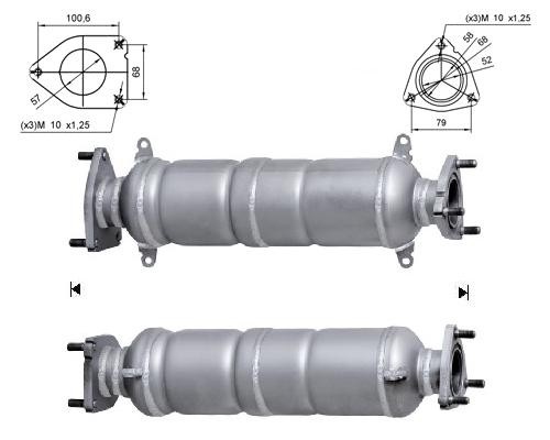 Honda FR-V 2.2TD CDTI 2204 cc 103 Kw / 140 cv N22A1 Magnaflow CA