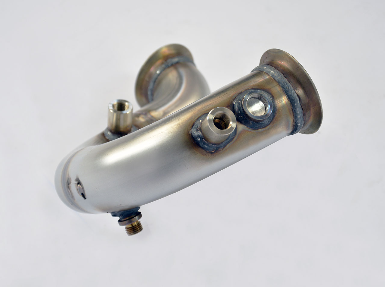 AUDI A3 8V QUATTRO 2.0 TDI (150 Hp) 2012 Turbo Downpipe (replaces diesel soot filter) With sensor bu