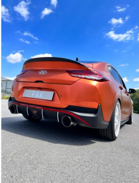 Hyundai i30N Fastback Facelift tailpipe for the original silencer 1x130 type 14
