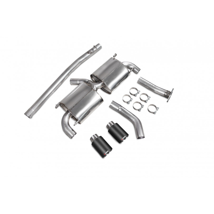 Subaru BRZ ZD8 Non-resonated cat-back system Scorpion
