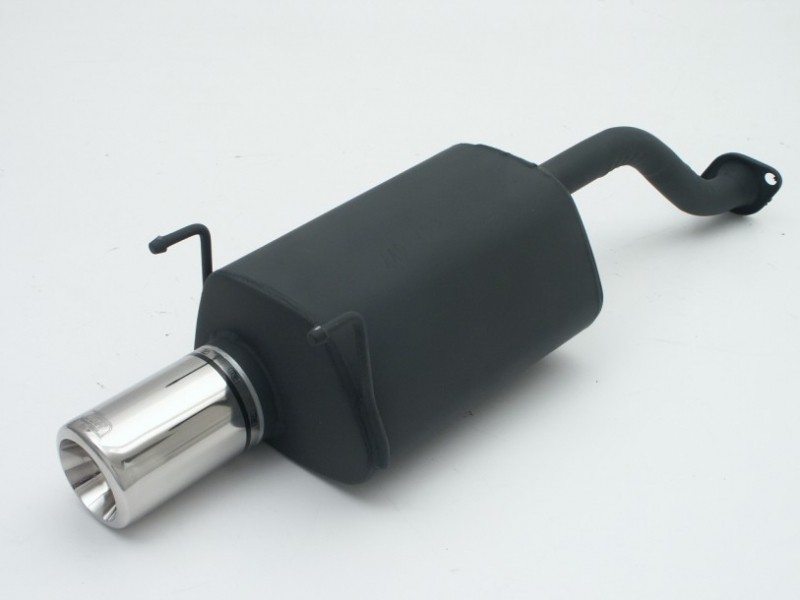 Einddemper Honda Civic 1996-2001 RVS eindstuk 100mm rond