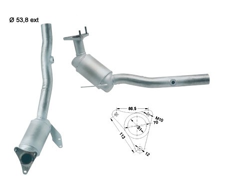 Ford SCORPIO 2.9i V6 24V 2935 cc 152 Kw / 207 cv Magnaflow CAT B