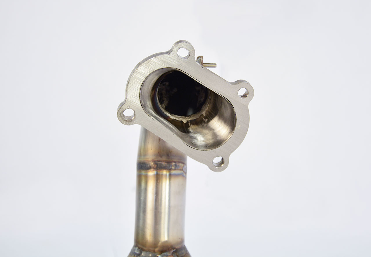 595 ABARTH 1.4T (145 Hp) (Ø65 with valve) 2015 Turbo downpipe kit + Metallic catalytic converter 100