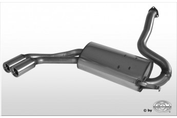 Audi 80/90 Typ 81/85 quattro Einddemper - 2x76 Typ 13 FOX
