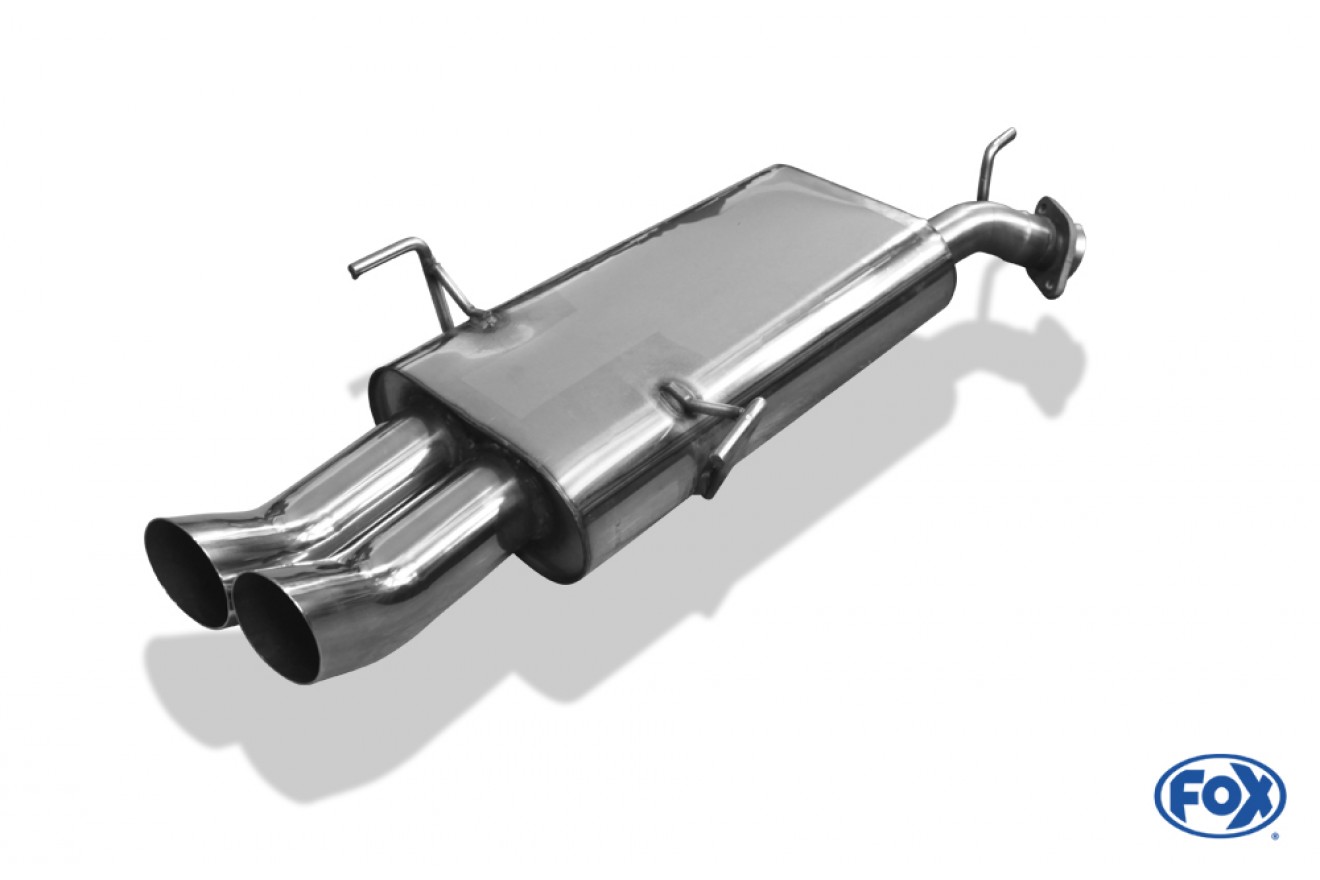 Opel Vectra B - Bj. 94-9/99 Einddemper 55mm - 2x76 Typ 18 FOX