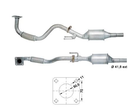 Seat CORDOBA 1.4i 1390 cc 44 Kw / 60 cv AKK Magnaflow CAT Bouwja