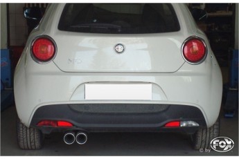 Alfa Romeo Mito - 955 Einddemper - 2x80 Typ 16 FOX