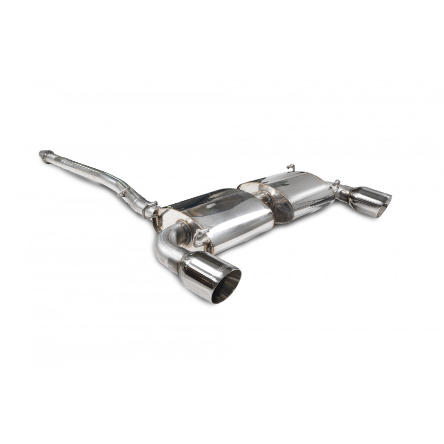 Subaru BRZ ZD8 Non-resonated cat-back system Scorpion