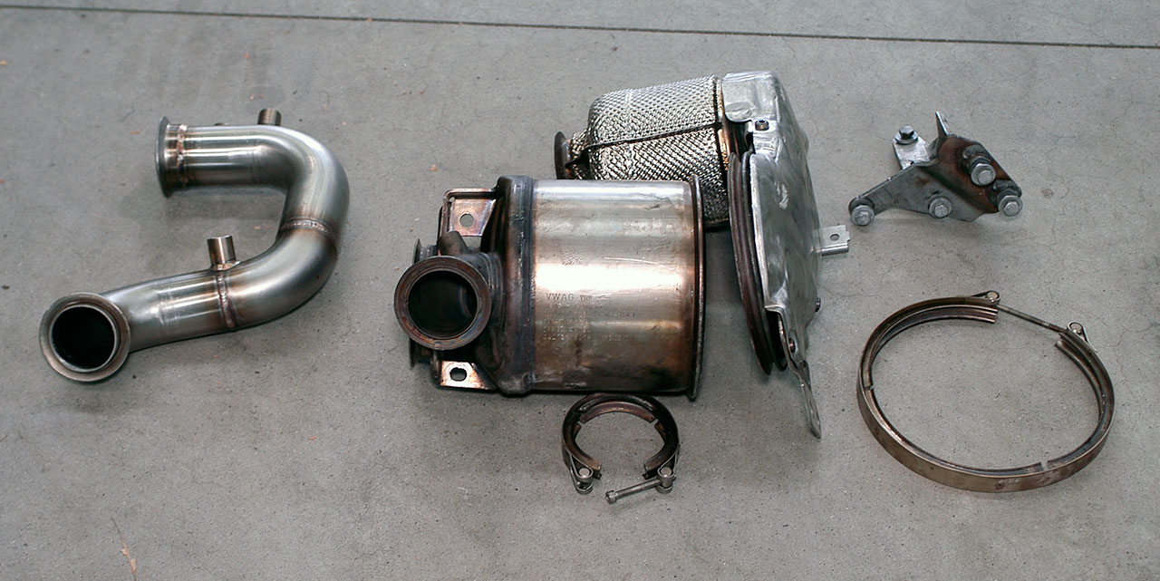 AUDI A3 8V Cabrio 1.6 TDI (110 Hp) 2013 Turbo Downpipe (replaces diesel soot filter) With sensor bun