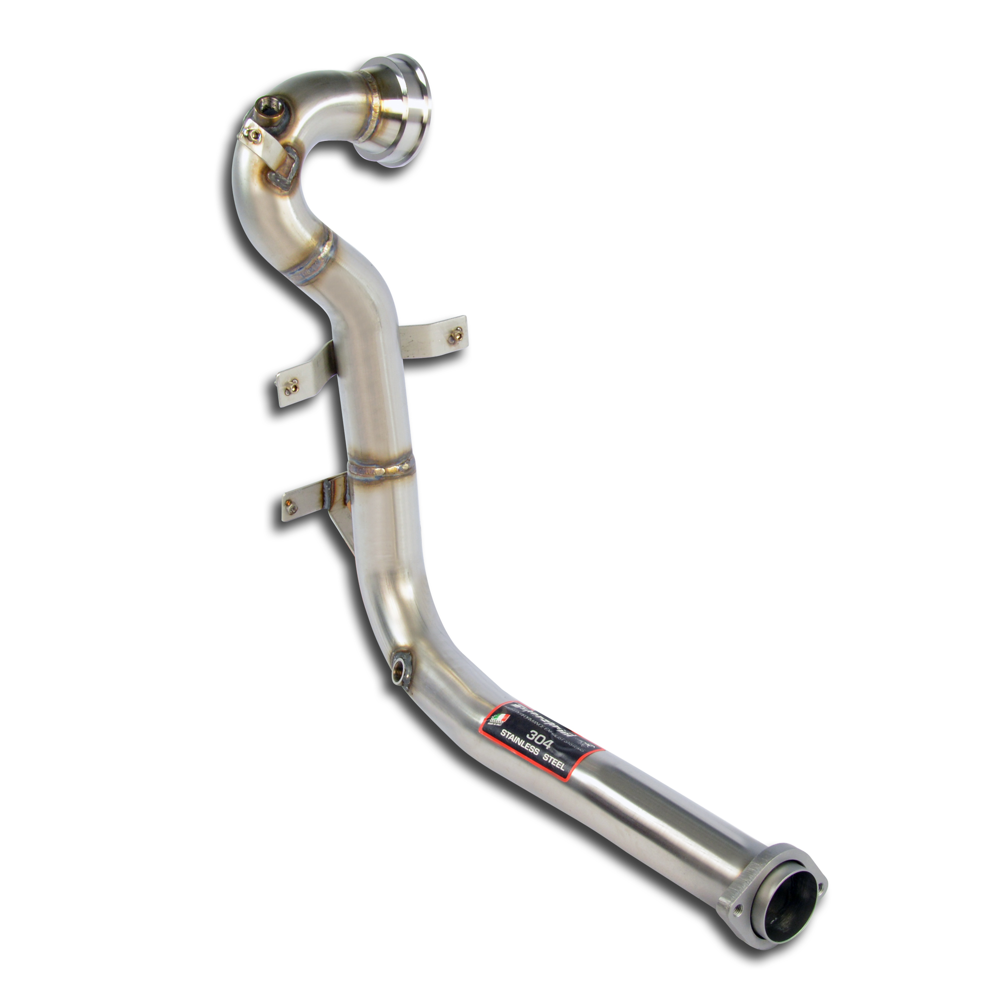 695 ABARTH 1.4T "Tributo Ferrari" (180 Hp) (Ø65 with valve) 2009 Turbo downpipe kit (Replaces cataly