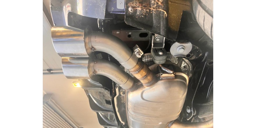 Sierstukken Volkswagen Golf 8 R 2x100 type 25 voor Originele Demper