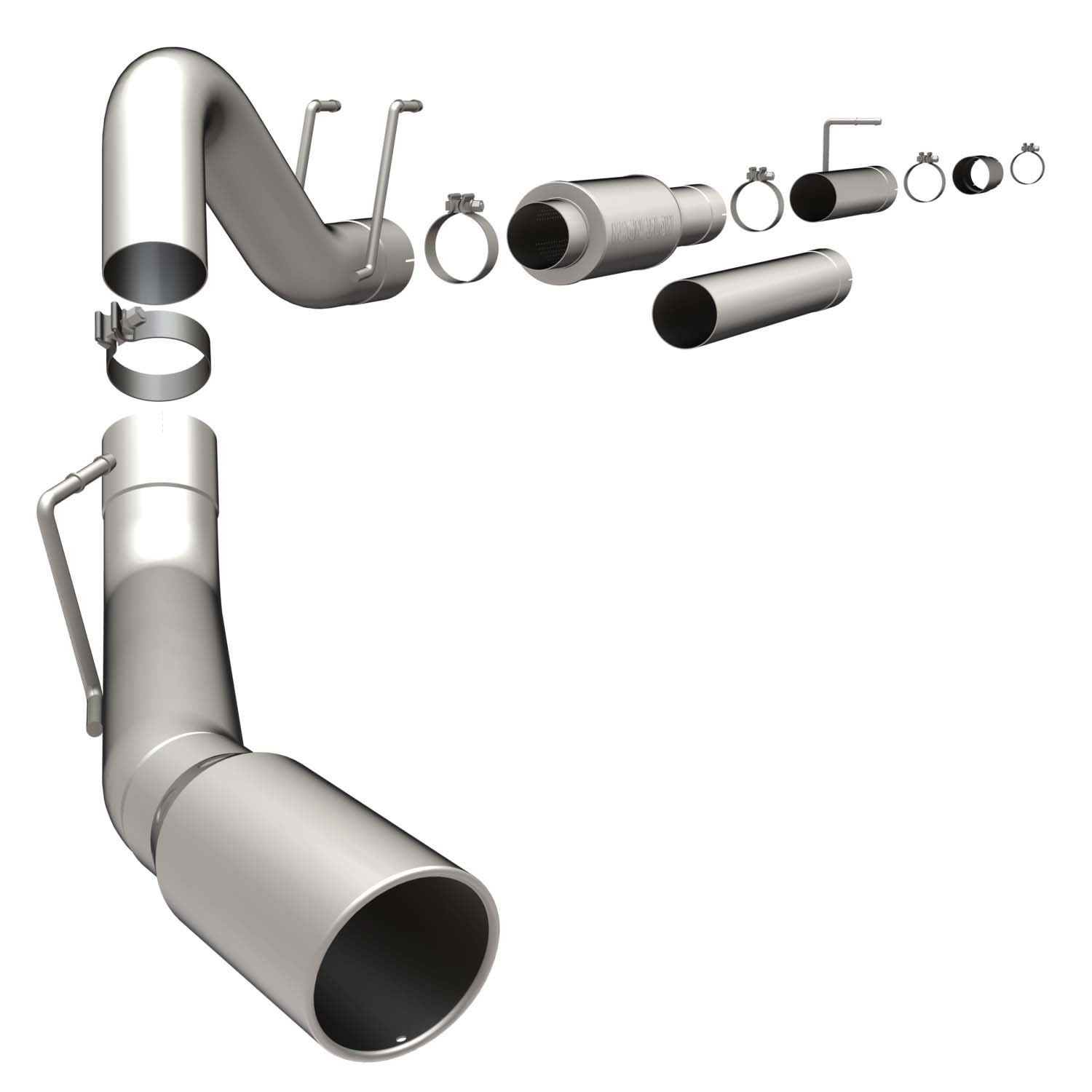 Ford Sys XL 08 Ford F-Series 6.4L 4" Magnaflow Cat-Back