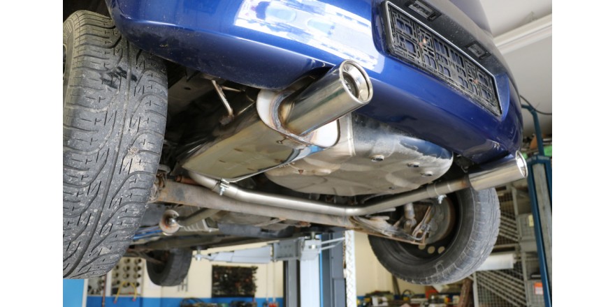 Opel Corsa C Einddemper Uitgang rechts/links - 1x90 Typ 13 recht