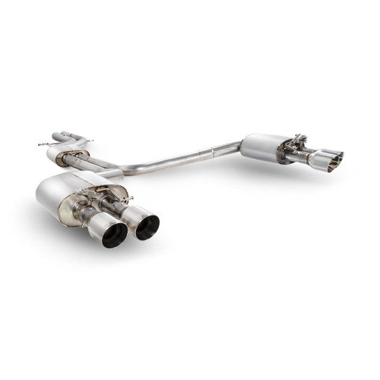 Audi S7 C7 4.0 TFSI Biturbo Quattro Resonated half system with electronic valves