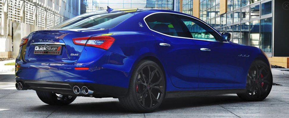 Quicksilver Maserati Ghibli inc. S, Q4 Petrol - Sport Exhaust met Sound Architect™ (2014 on)