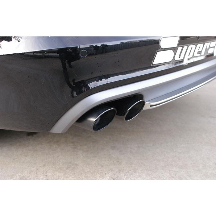 AUDI A6 C7 4G (Sedan + Avant) 3.0 TDI V6 (204 Hp) 2011 -> 2014 Rear pipe Left 100x75 BLACK (Muffler