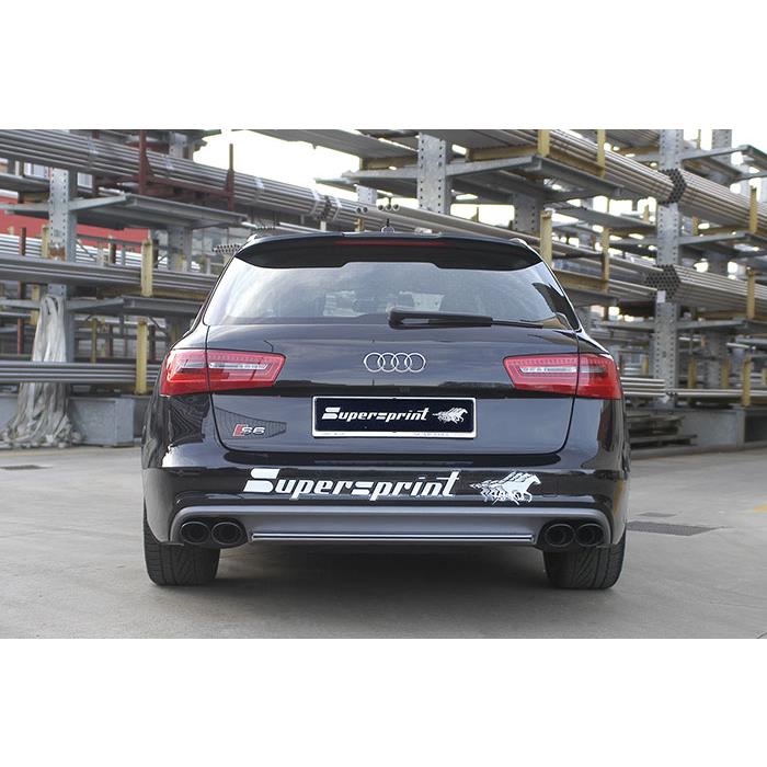 AUDI A6 C7 4G (Sedan + Avant) QUATTRO 3.0 TFSI V6 (310 Hp) 2012 -> 2014 ("Cat.- Back" system) Rear p