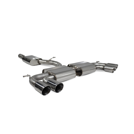 Audi S3 2.0T 8V (3 Door & Sportback) PFL Resonated cat/gpf-back system without valves