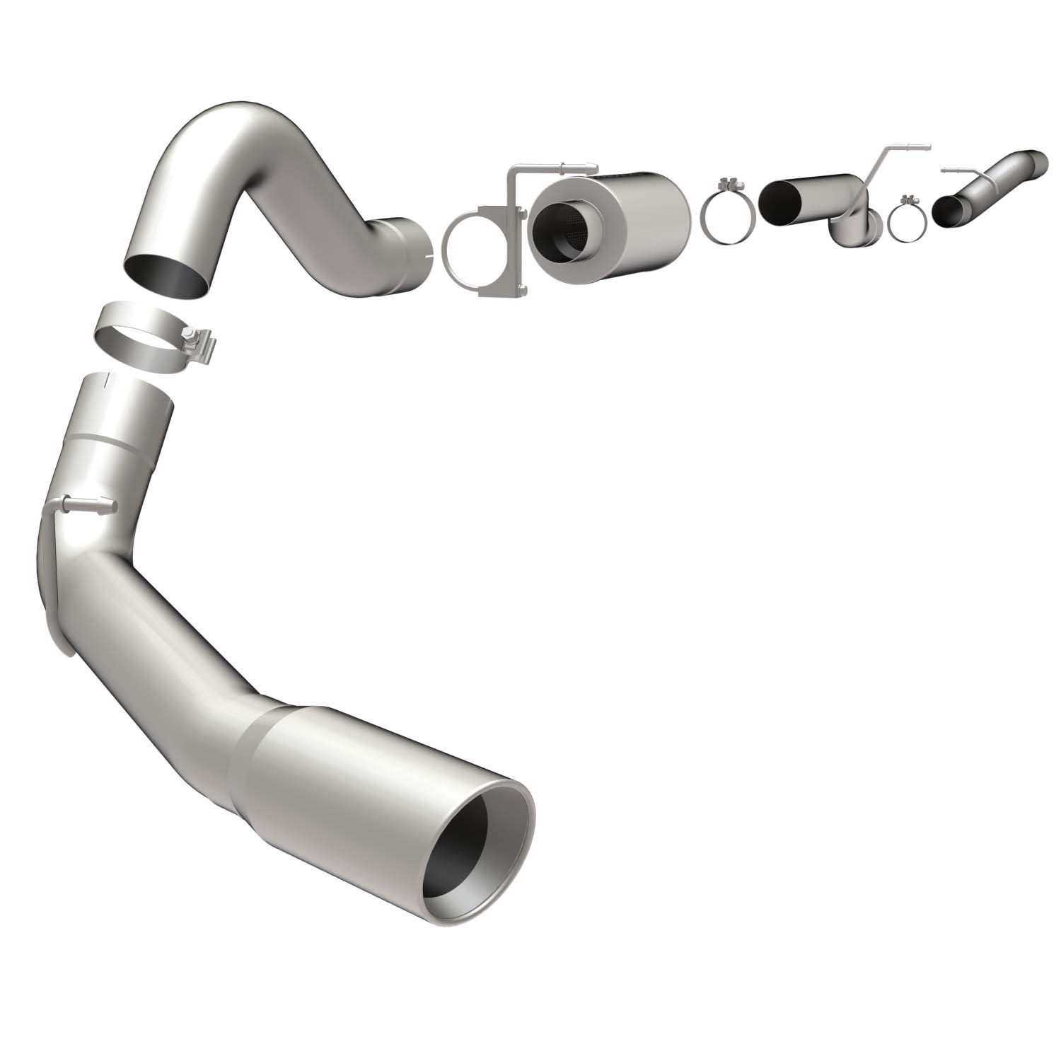 Gm Cat-Back 06- GM Duramax CC/LB Dly Magnaflow Cat-Back