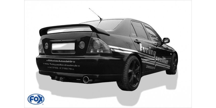 Lexus IS200 - Bj. vanaf 99 Einddemper - 1x90 Typ 13 FOX