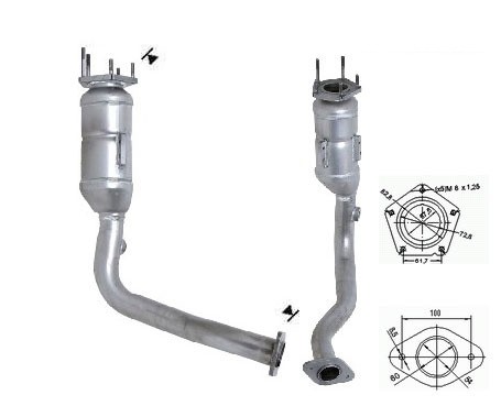 Fiat BRAVO 1.6i 16V 1596 cc 76 Kw / 103 cv 182B6.000 Magnaflow C