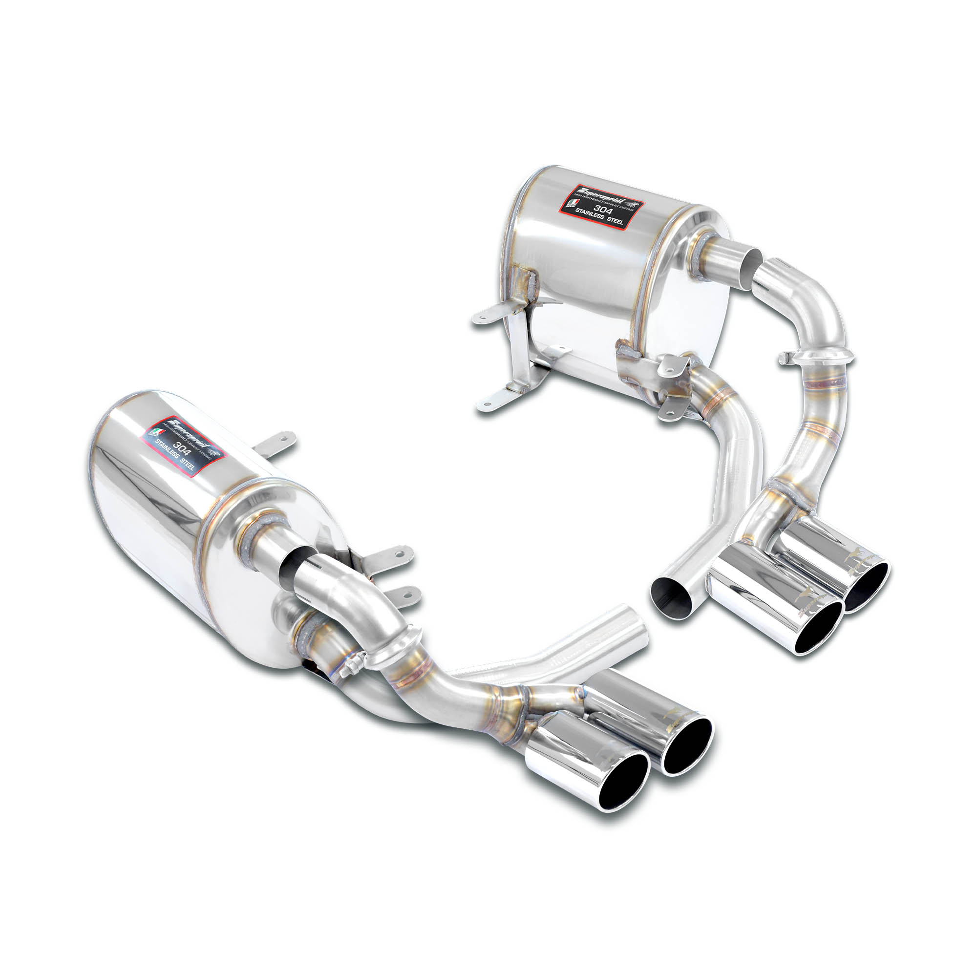 PORSCHE 997 Carrera S 3.8i (355 pk) 04 -> 08 Supersprint Exhaust