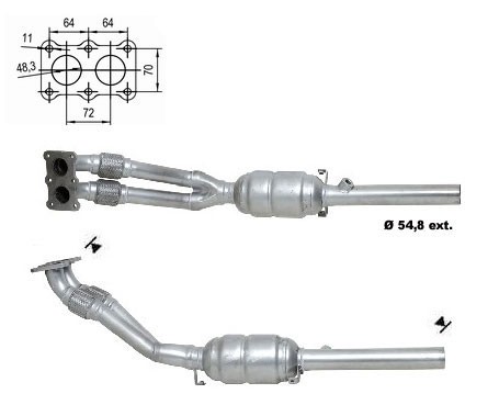 Seat LEON 1.8i 20V 1781 cc 92 Kw / 125 cv APG Magnaflow CAT Bouw