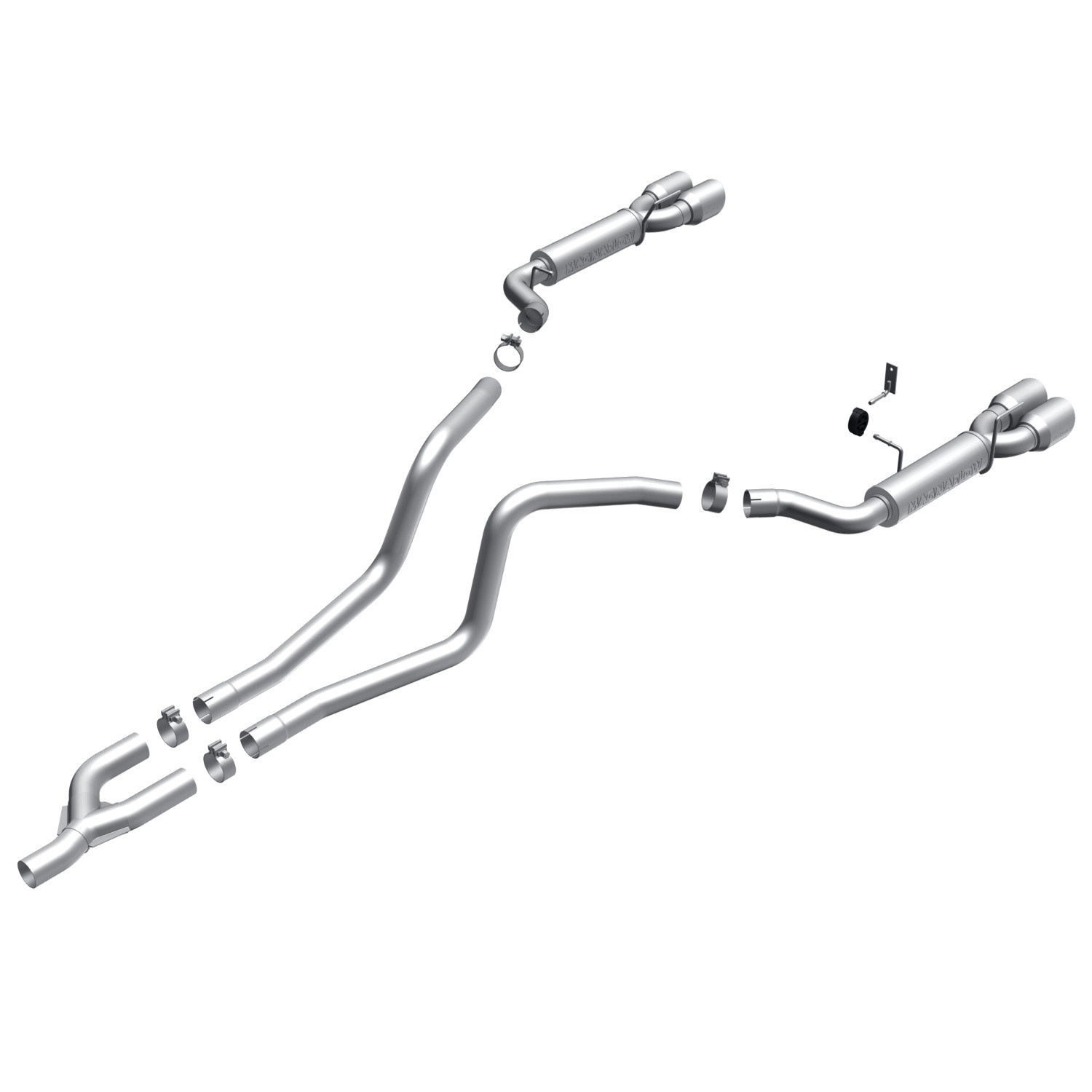 Ford Cat-Back 10 Mustang 4.0L Quad Tip Magnaflow Cat-Back