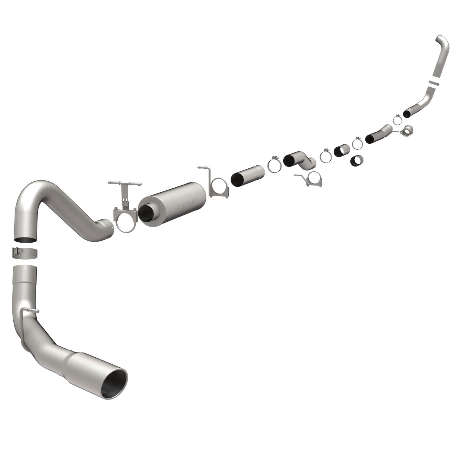 Ford Sys TB XL 03- Ford 6.0L Diesel 4in Magnaflow Cat-Back