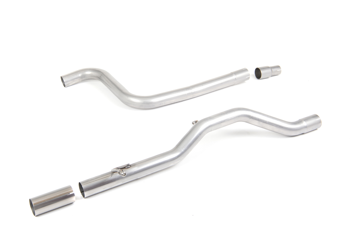 Ford Fiesta VIII 1.0 EcoBoost Milltek Particulate Filter-back Non-Resonated met Burnt Titanium GT-90