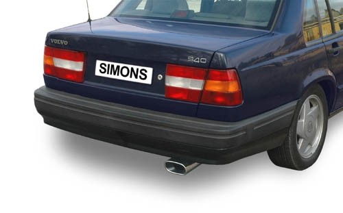 Simons Uitlaatsysteem af kat. Volvo 940 1990-1997