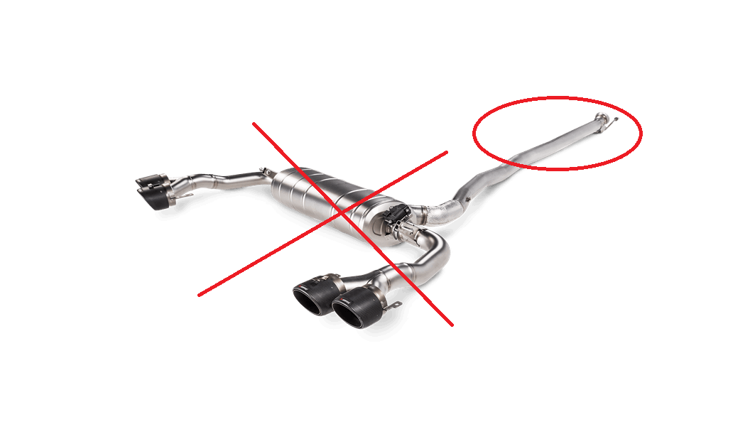 Akrapovic Mercedes-AMG A45(S) & GLA45(S) & CLA45(S) With Gpf – “Evolution Line” Link Pipe Set
